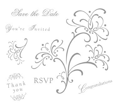 Wedding Sweet Stamp Set